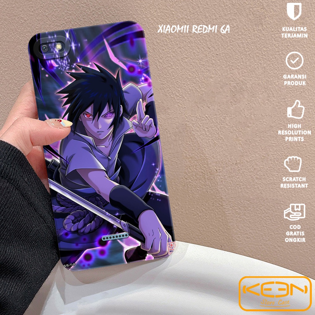 Case Xiaomi Redmi 6A - Casing Hp Xiaomi Redmi 6A Motif Naruto - Softcase Xiaomi Redmi 6A - Softcase 
