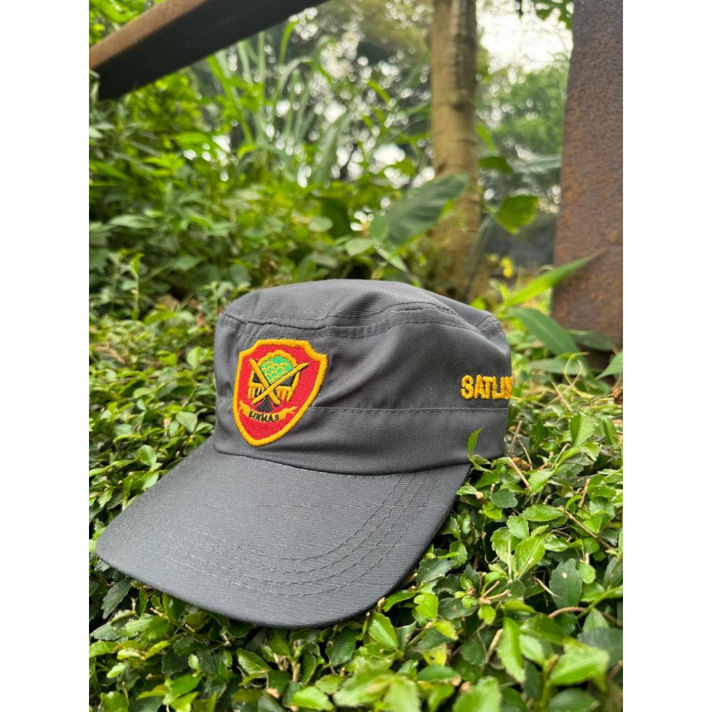 Topi Terbaru Linmas Hitam,Topi Pria Linmas Warna Hitam