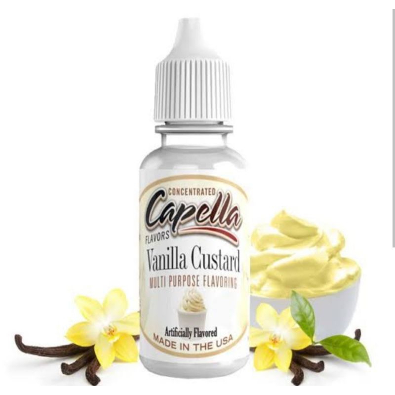 

Capella vanilla Custard 15ml essence flavours murni