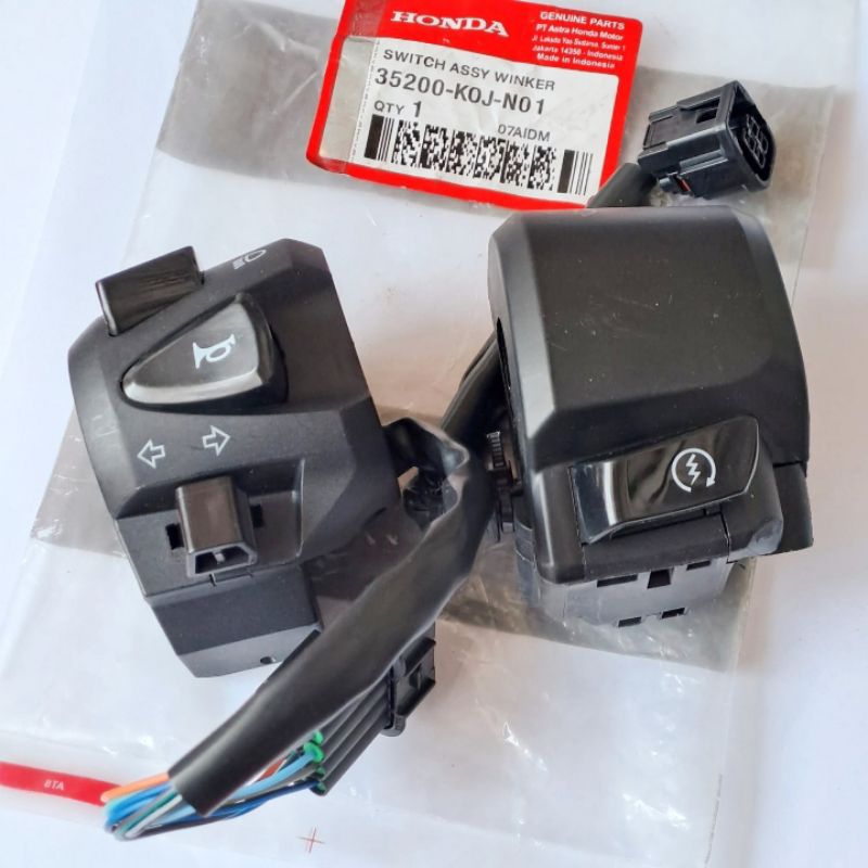 Saklar Holder Kanan Kiri Honda Genio Beat New Scoopy New Beat Deluxe beat street kode Part KOJ
