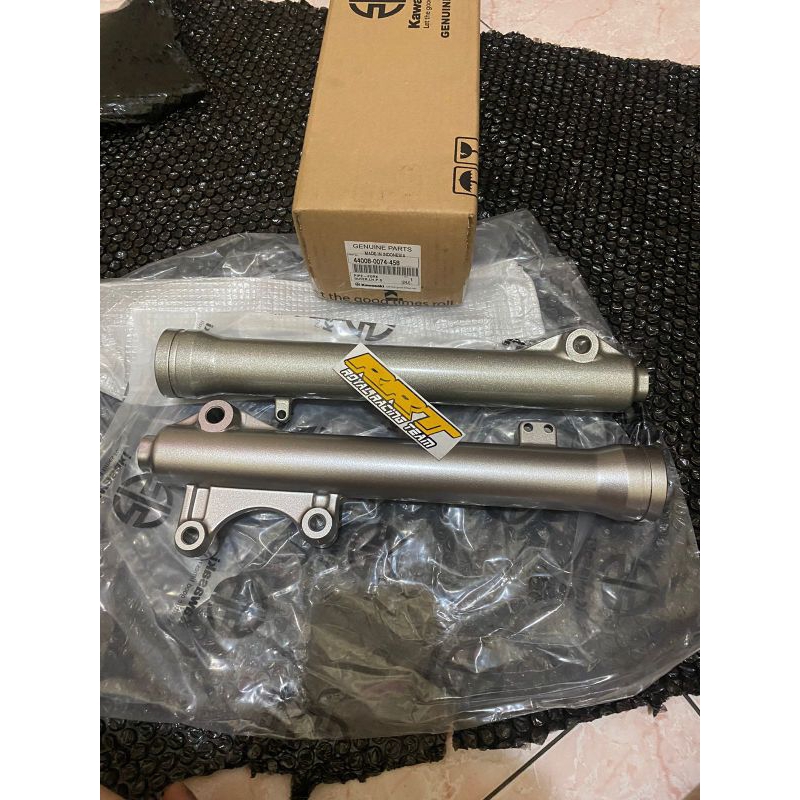 tabung sok bottom sok shock depan set kiri kanan kawasaki klx150 tele L S original