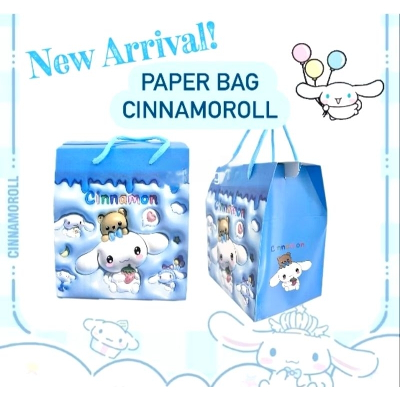 

Paper bag Sanrio / Goodie bag ulang tahun anak Sanrio / ukuran kecil