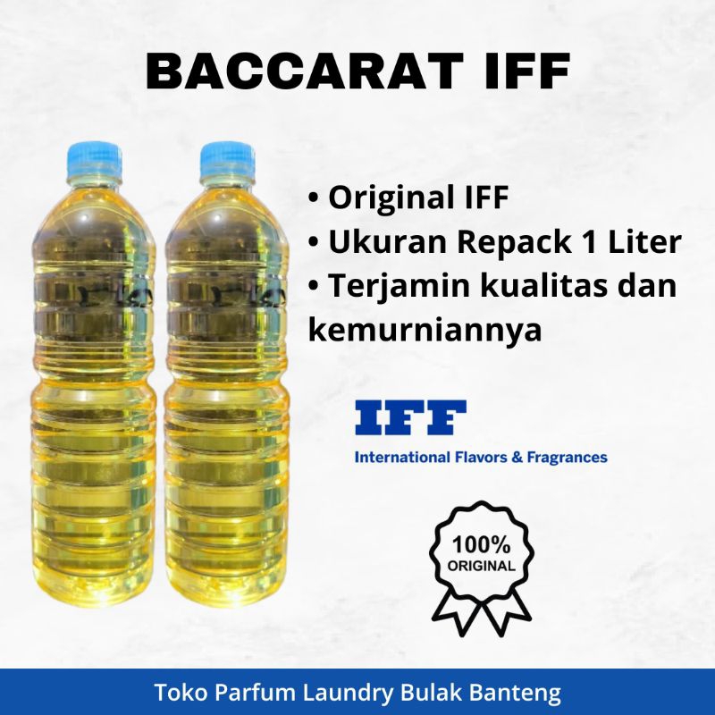 Baccarat IFF (Bibit Parfum Laundry) Original Ukuran Repack 1 Liter