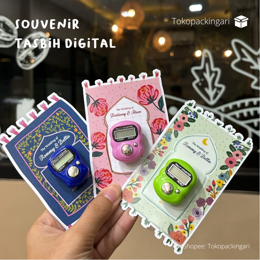 Souvenir Tasbih Digital | Souvenir Tasbih | Souvenir Pernikahan | Souvenir Tasyakuran | Souvenir Umr