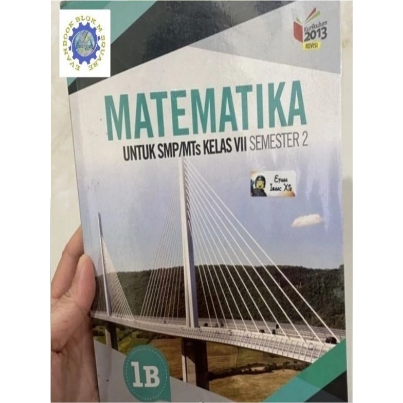 Buku Matematika kelas 7 (semester 2) Penerbit Erlangga