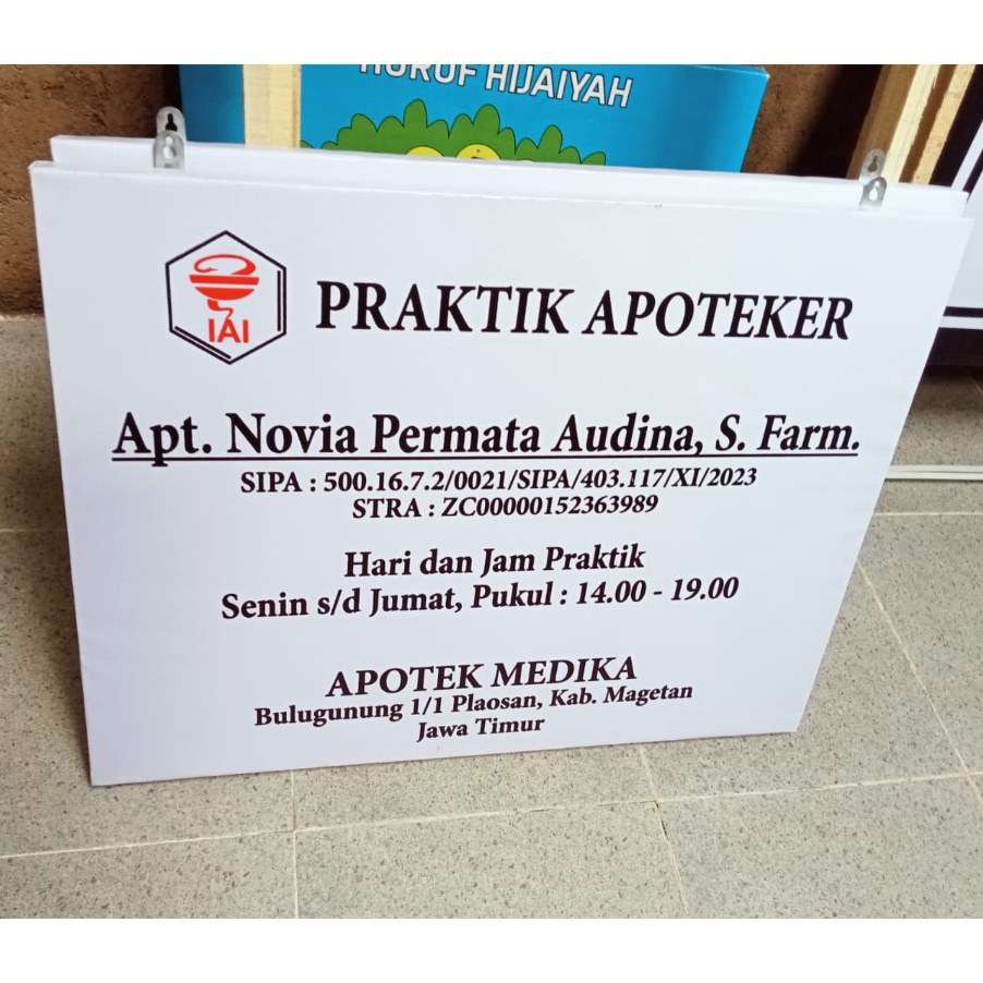 

UNIK Plang Apoteker 8 x 6