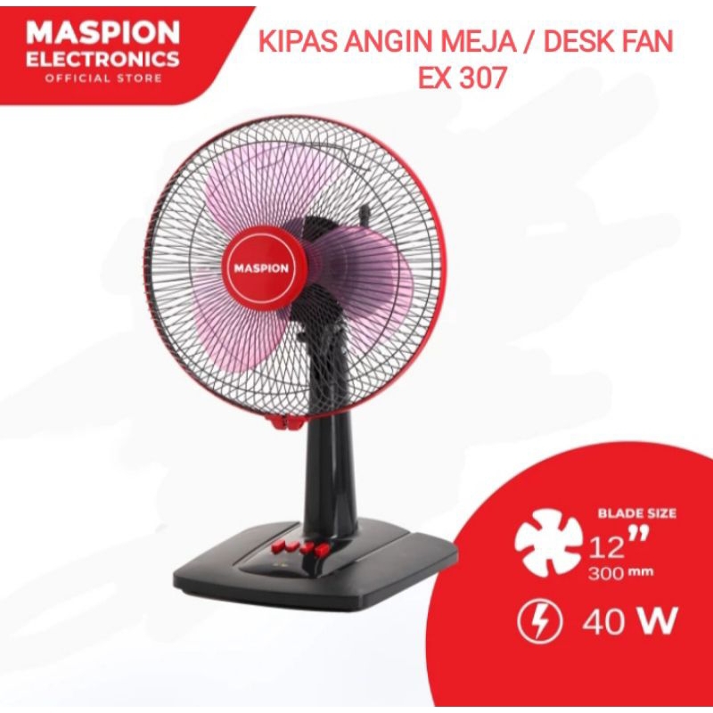 Maspion Kipas Angin Meja EX 307 / Maspion Desk Fan EX 307