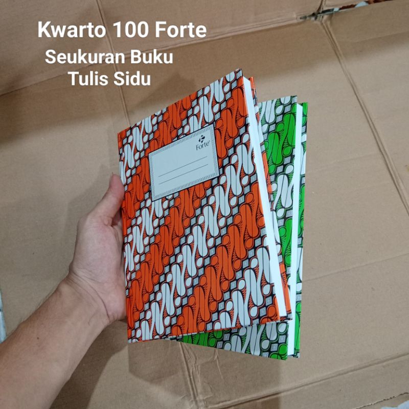 

1 Pcs Buku Kwarto Forte Isi 100 Lembar