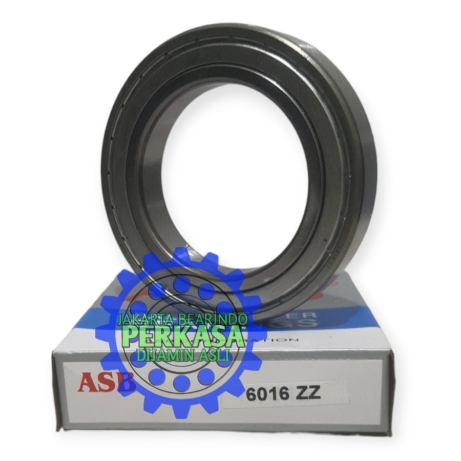 6016 ZZ BEARING LAHAR 6016ZZ / 6016 2Z TUTUP BESI MERK ASB