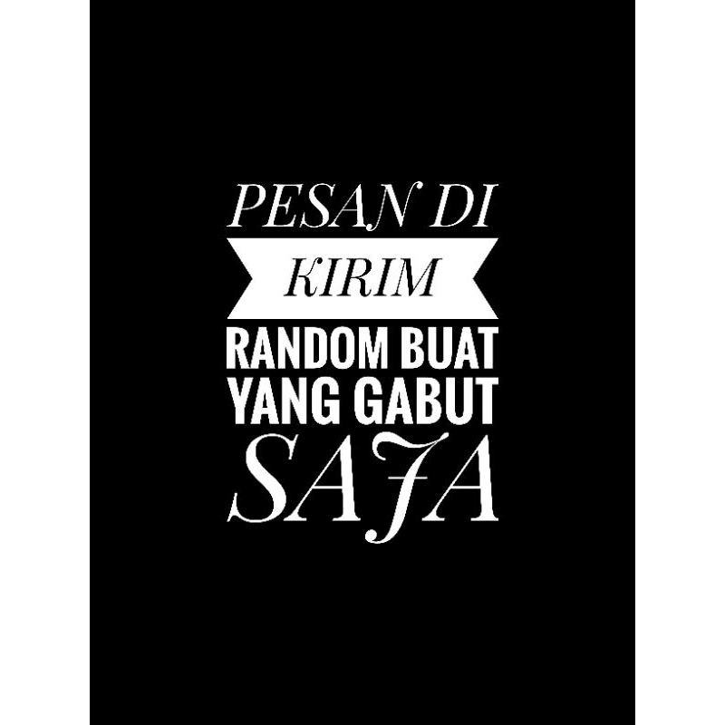 

RANDOM YOK