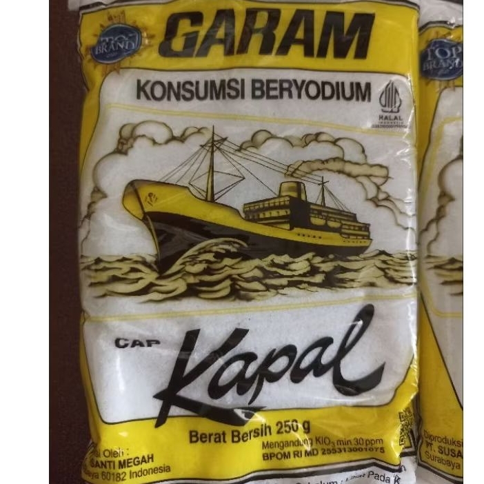 

Garam Dapur Beryodium Cap Kapal Terlaris Termurah