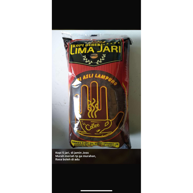 

kopi bubuk cap 5 jari 200 gr