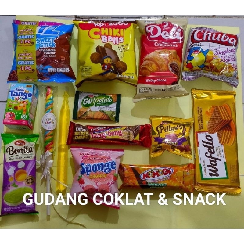 

PAKET TERMURAH!! PAKET SNACK KE-7/HAMPERS/ULANGTAHUN/HADIAH