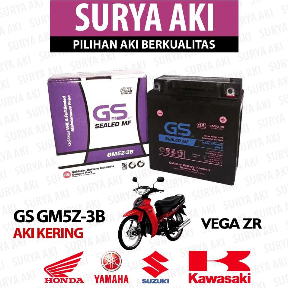 Aki Motor GM5Z3B Aki Kering Motor VEGA ZR MIO S JUPITER