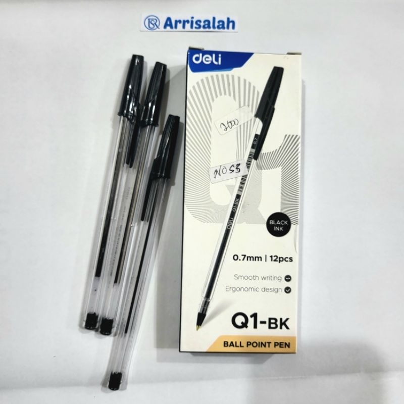 

Pulpen / Pen Deli Q1 Hitam