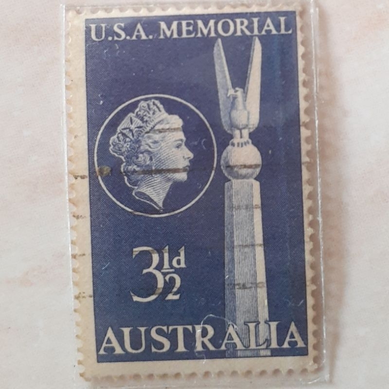 

Perangko Australia Australian-American Friendship Memorial Tahun 1955