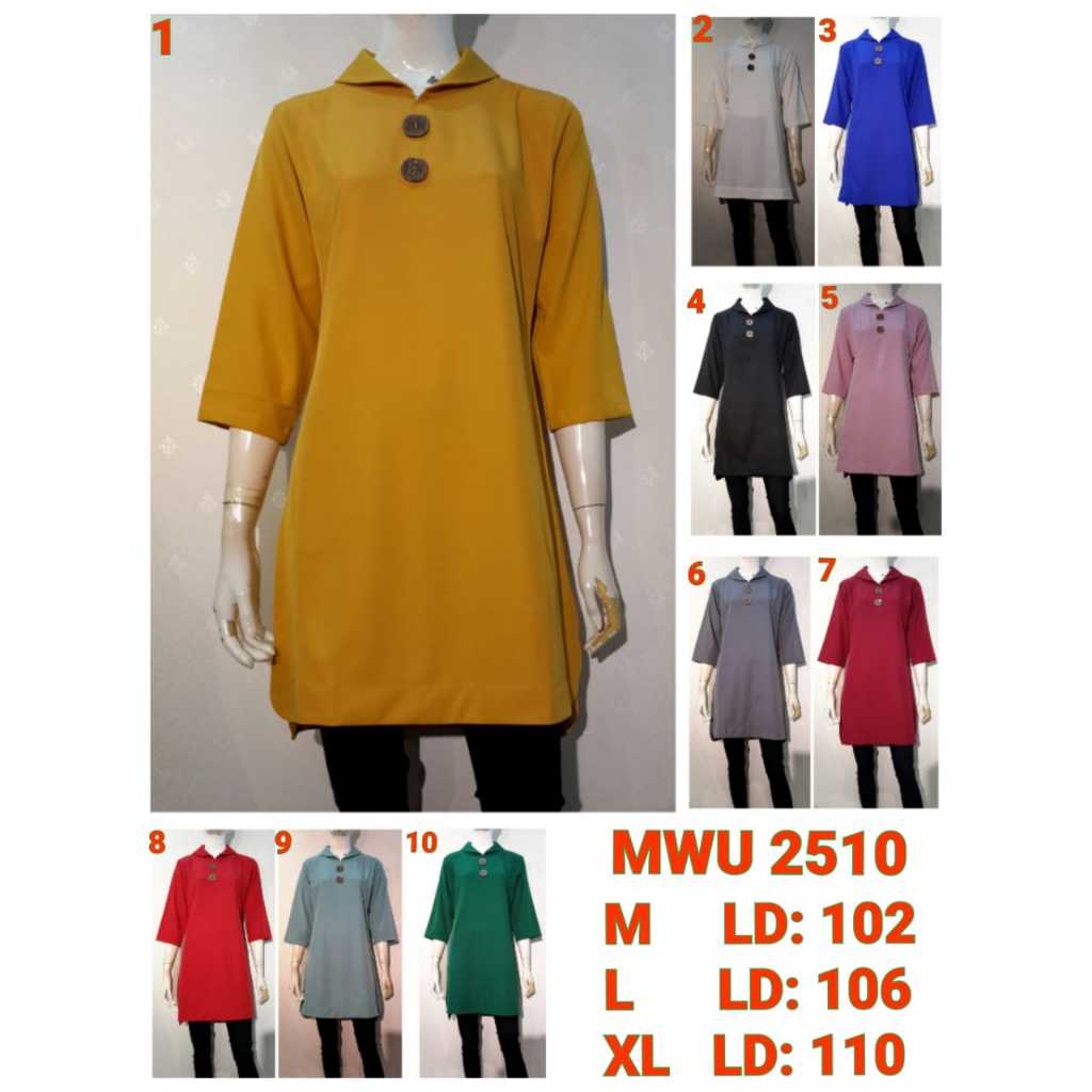 [MWU 2510] Blus/Blouse/Baju/Dress Murah