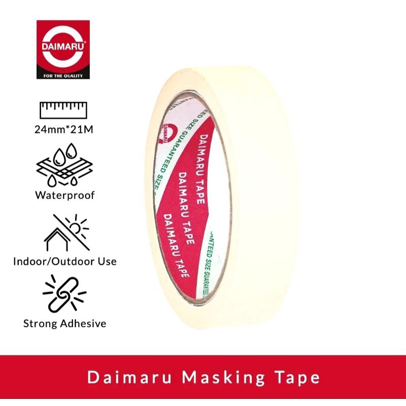 

Lakban kertas DAIMARU 24mm | 1 inchi