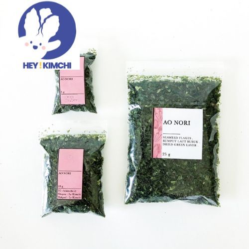 

Aonori Bubuk Nori Ao Nori Seaweed flakes Taburan takoyaki Seaweed Powder rumput laut kering