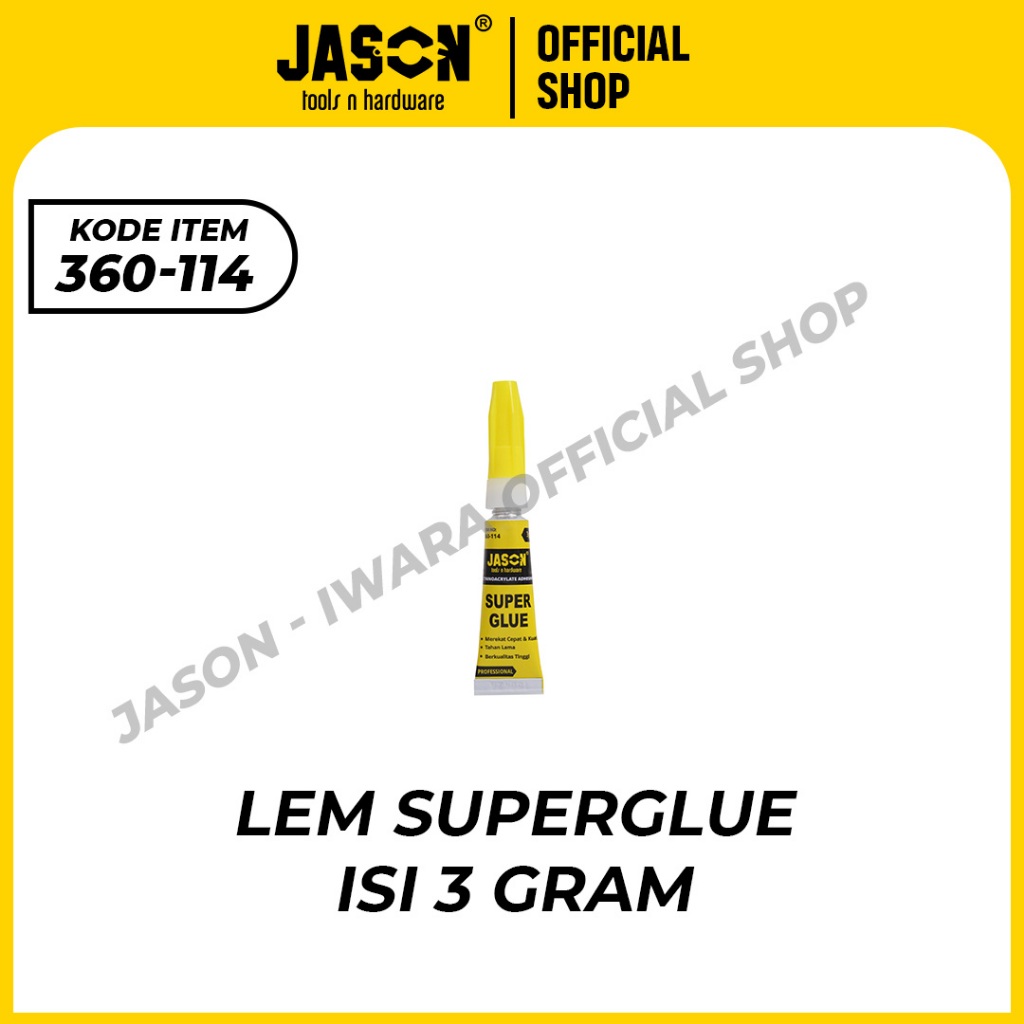 

JASON LEM SUPERGLUE KUAT 360-114