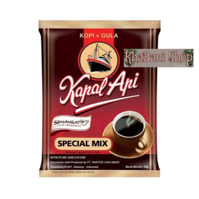 

Kopi Kapal Api Spesial Mix 25 g 1 Sachet