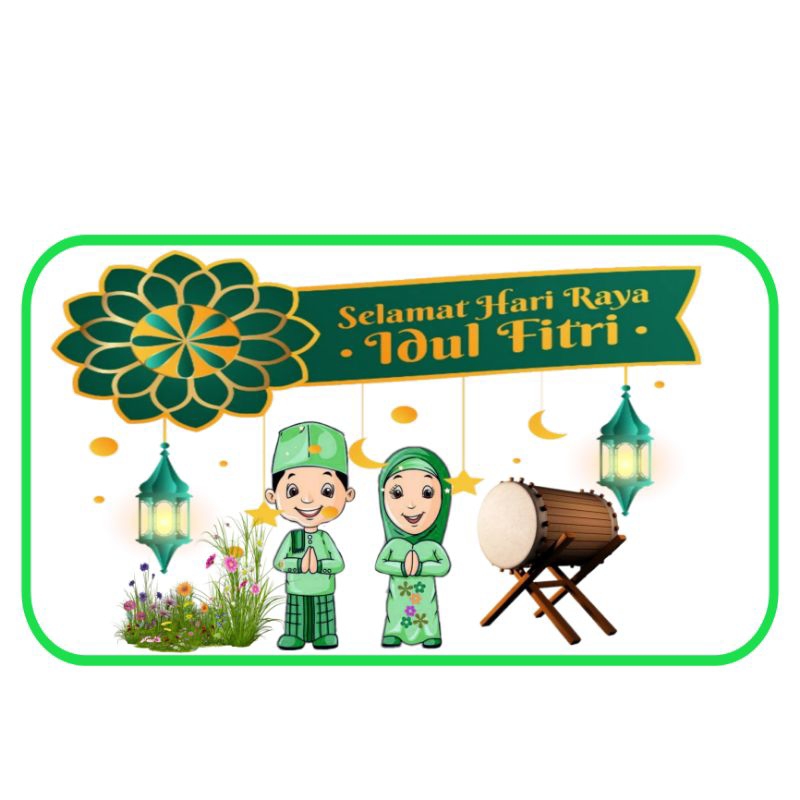 

Stiker ucapan idul fitri