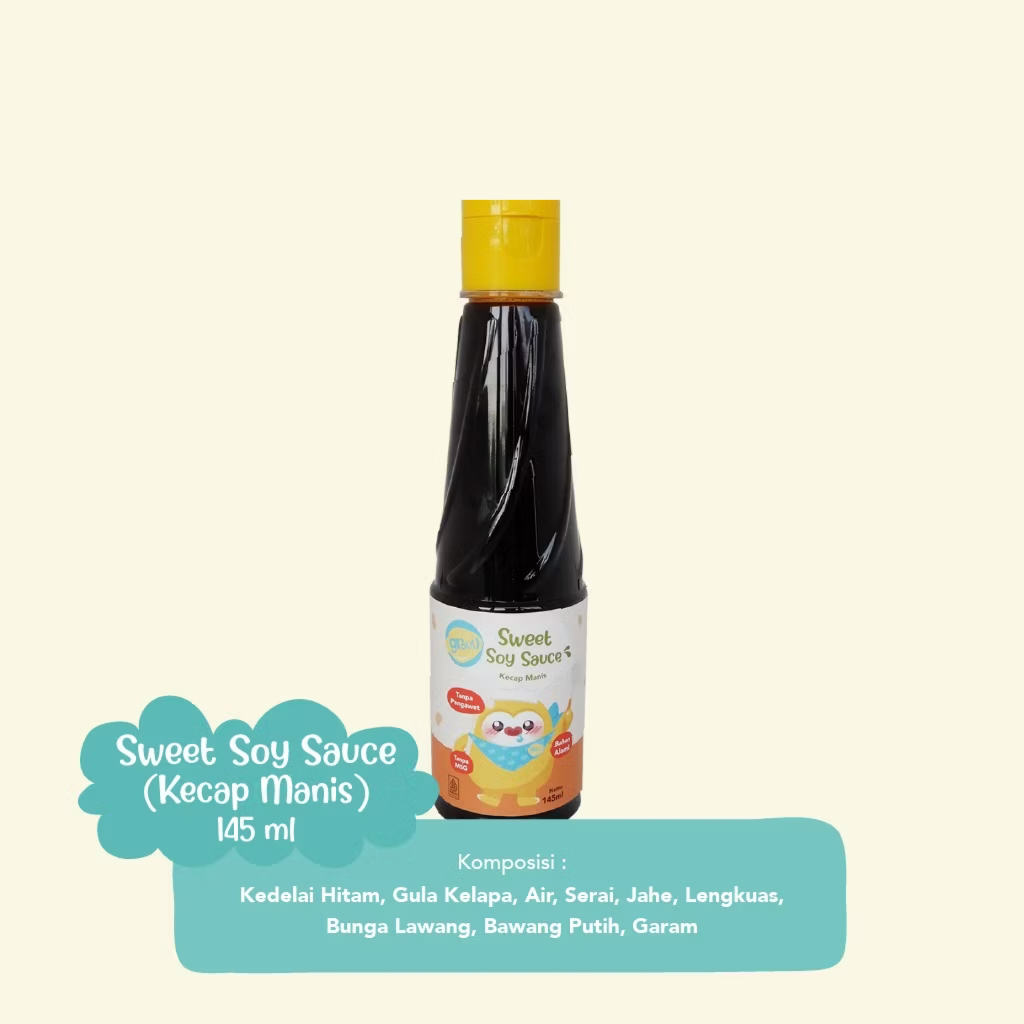 

KTr190 Grouu Kecap Mpasi 145ml - Kecap Manis Kecap Asin Kecap Organic Kecap Bayi Anti GTM Saus
