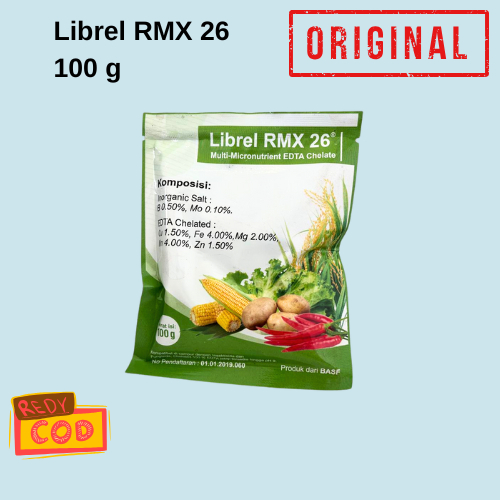 Pupuk Mikro Librel RMX 26 hidroponik grade 100 gr