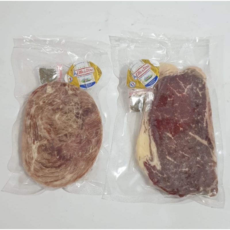 

Steak sapi 200gr + butter + herb