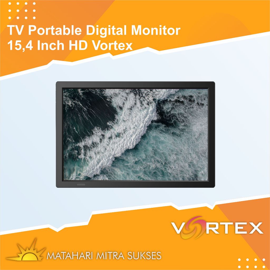 TV Portable Digital 15,4 Inch HD VORTEX
