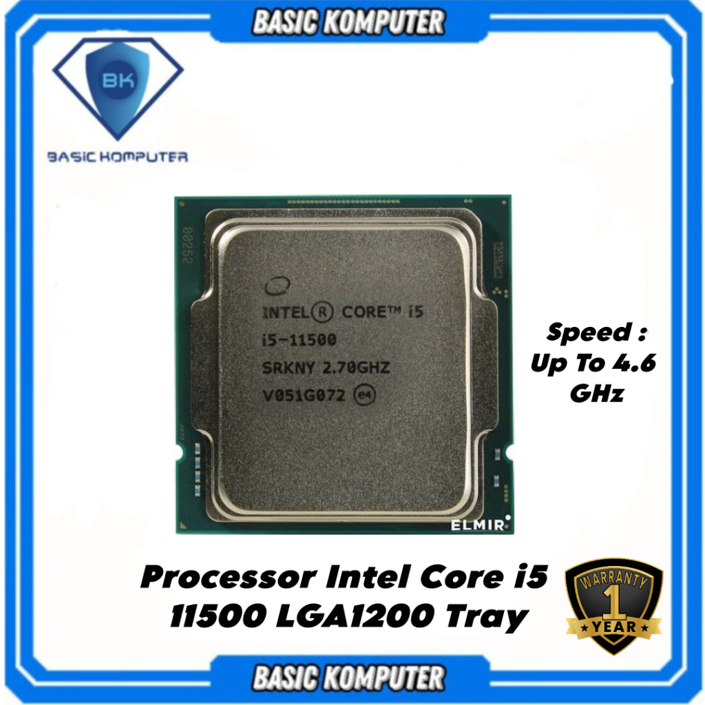 PROCESSOR INTEL CORE i5 11500 SOCKET LGA1200 TRAY