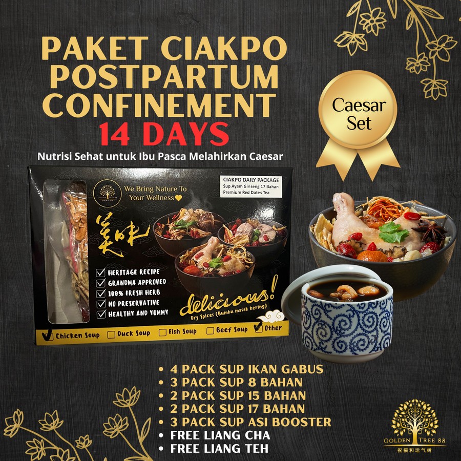 

PAKET SPECIAL CIAKPO MELAHIRKAN CAESAR 14 HARI FULL SUP + ASI BOOSTER FREE LIANG CHA & LIANG TEH