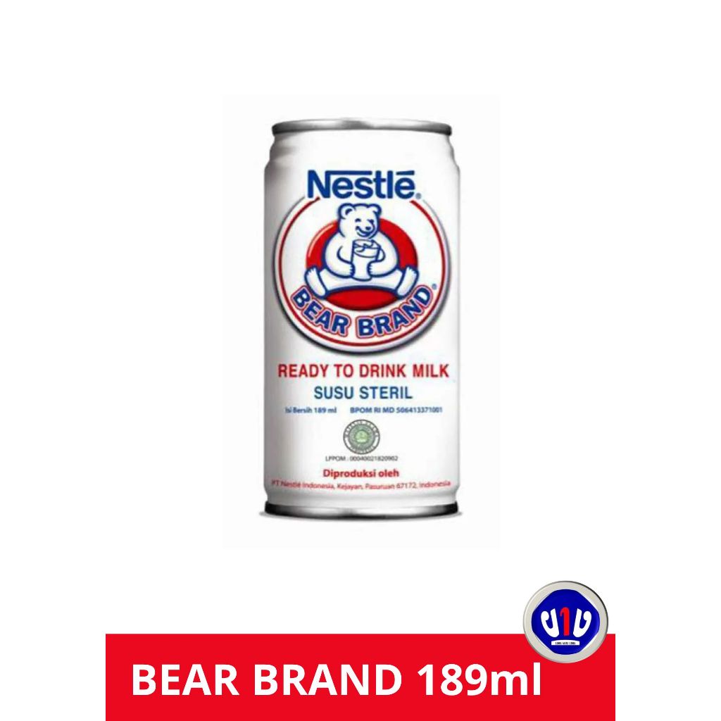 BEAR BRAND Susu Sapi Steril Siap Minum