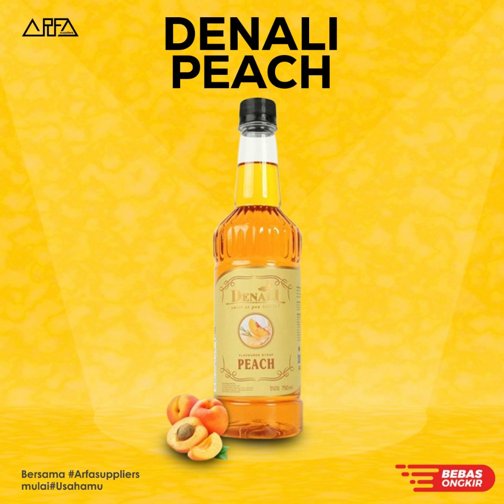 

Sirup Denali Peach - Sirup Premium Rasa Buah Peach