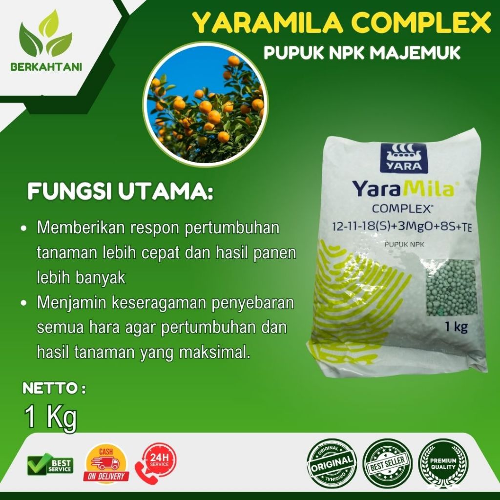 YaraMila Complex Yara Mila Complex 1 Kg Pupuk Komplek Yara Complex