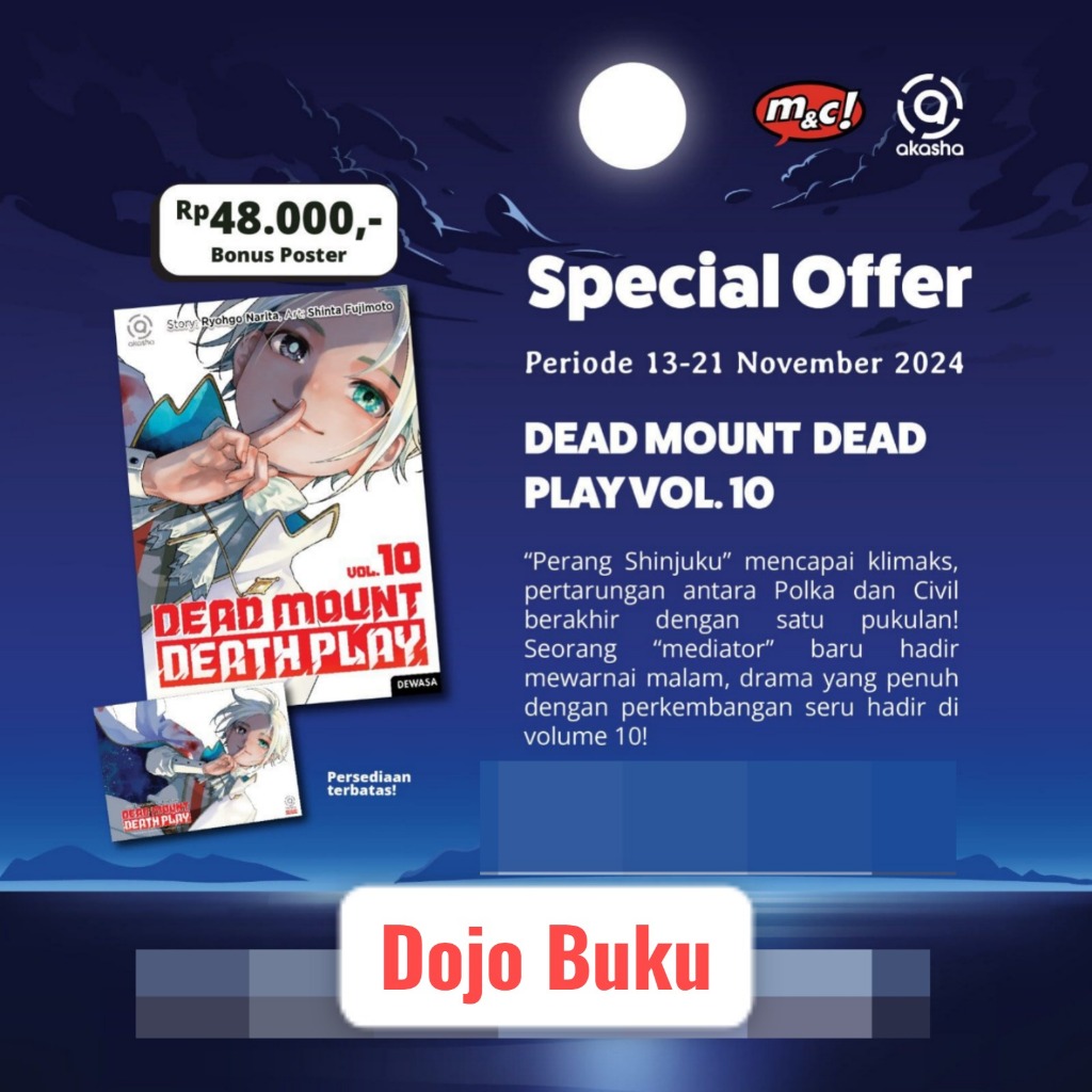 Komik Dead Mount Death Play 10 (SPECIAL OFFER) by Ryohgo Narita/shinta Fujimoto