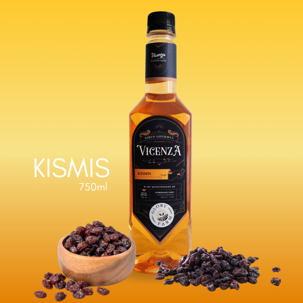 

Vicenza Syrup Gourmet Kismis 750 ML