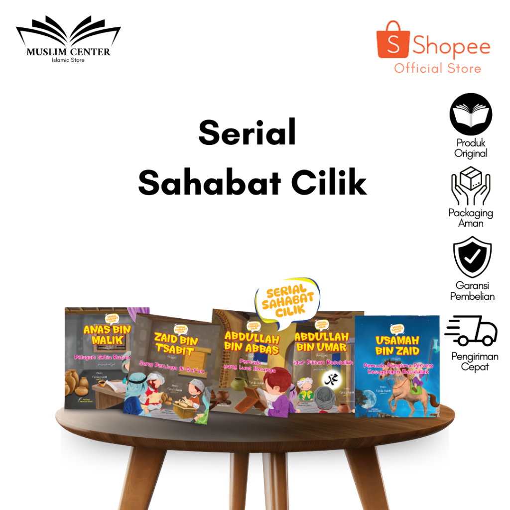 Buku SET Serial Sahabat Cilik - Pustaka Imam Asy Syafii