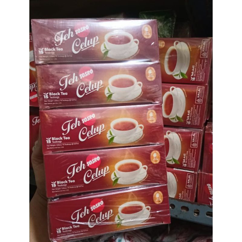 

1(BOX) TEH SOSRO CELUP ISI 15/30 KANTONG