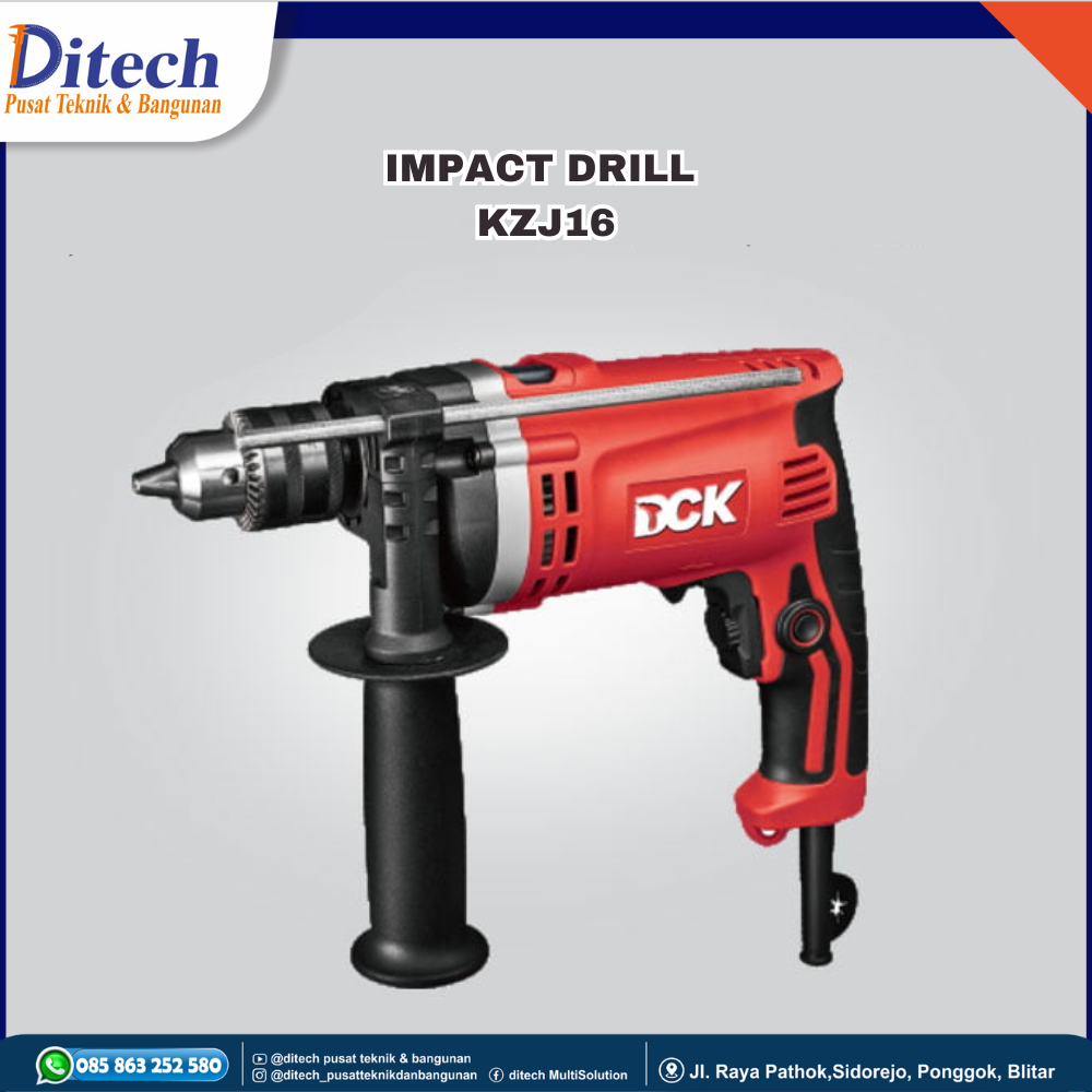 ✅Mesin Bor Impact Drill 16MM DCK KZJ16 / DCK KZJ16 Bor Tembok / Impact Drill 16 mm