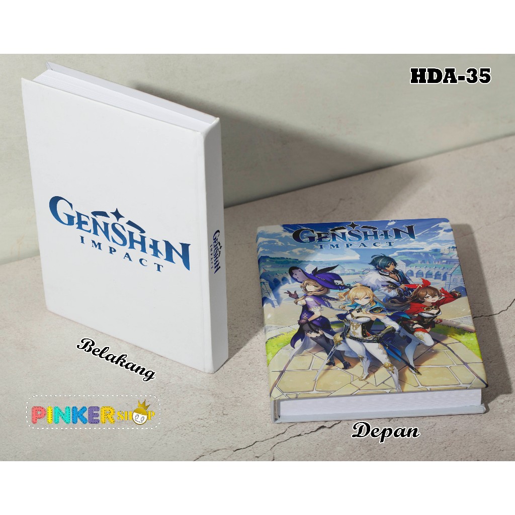 

(HDA-35) Hardcover Anime Game Genshin Impac Ukuran A5 Jurnal Agenda Planner