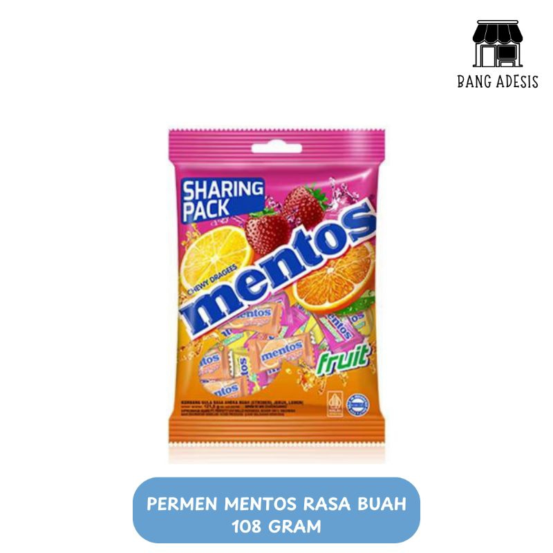 

Permen Mentos Fruit 108 gram || Permen Mentos rasa buah - BangAdeSis