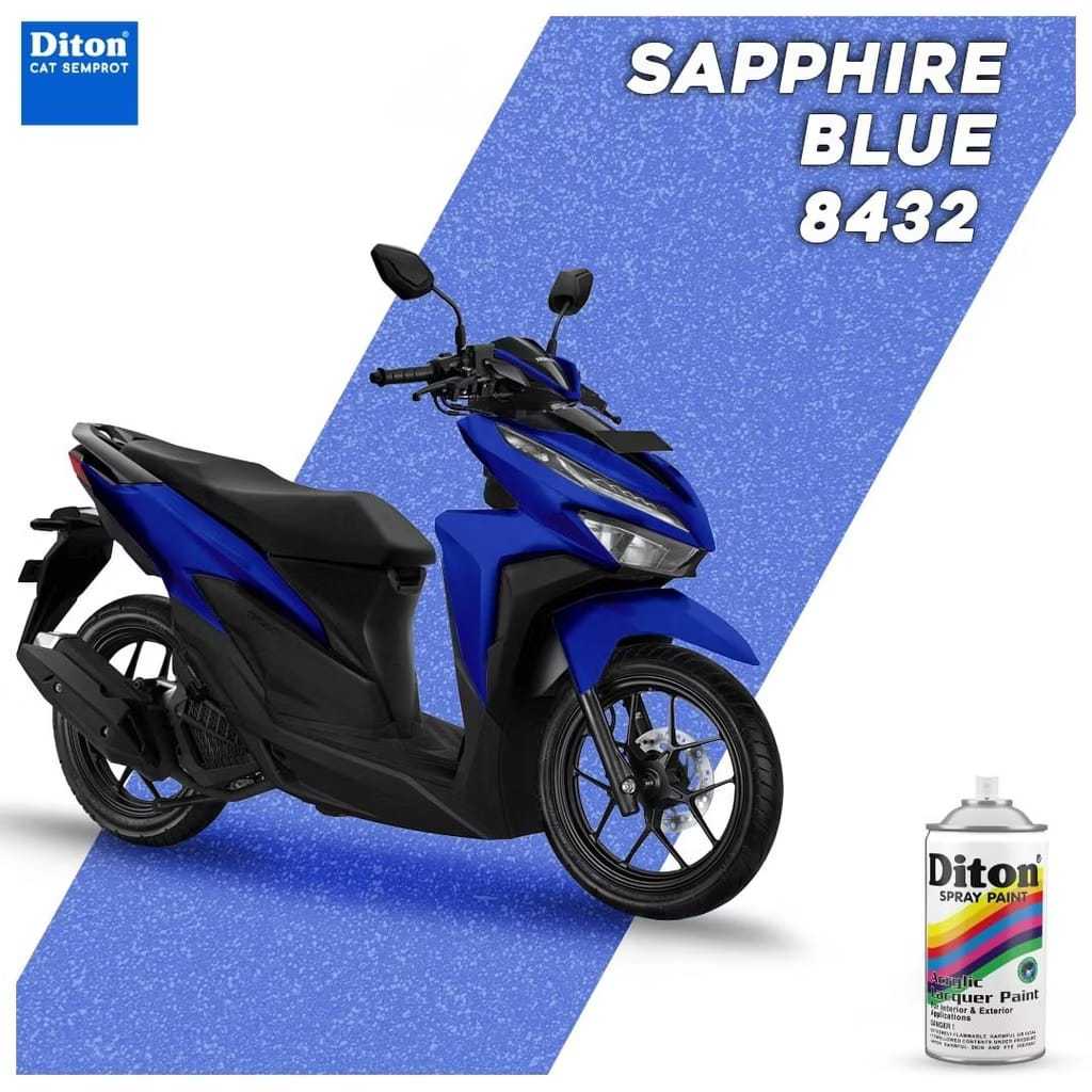 Cat Semprot Diton - Sapphire Blue 8432  300CC