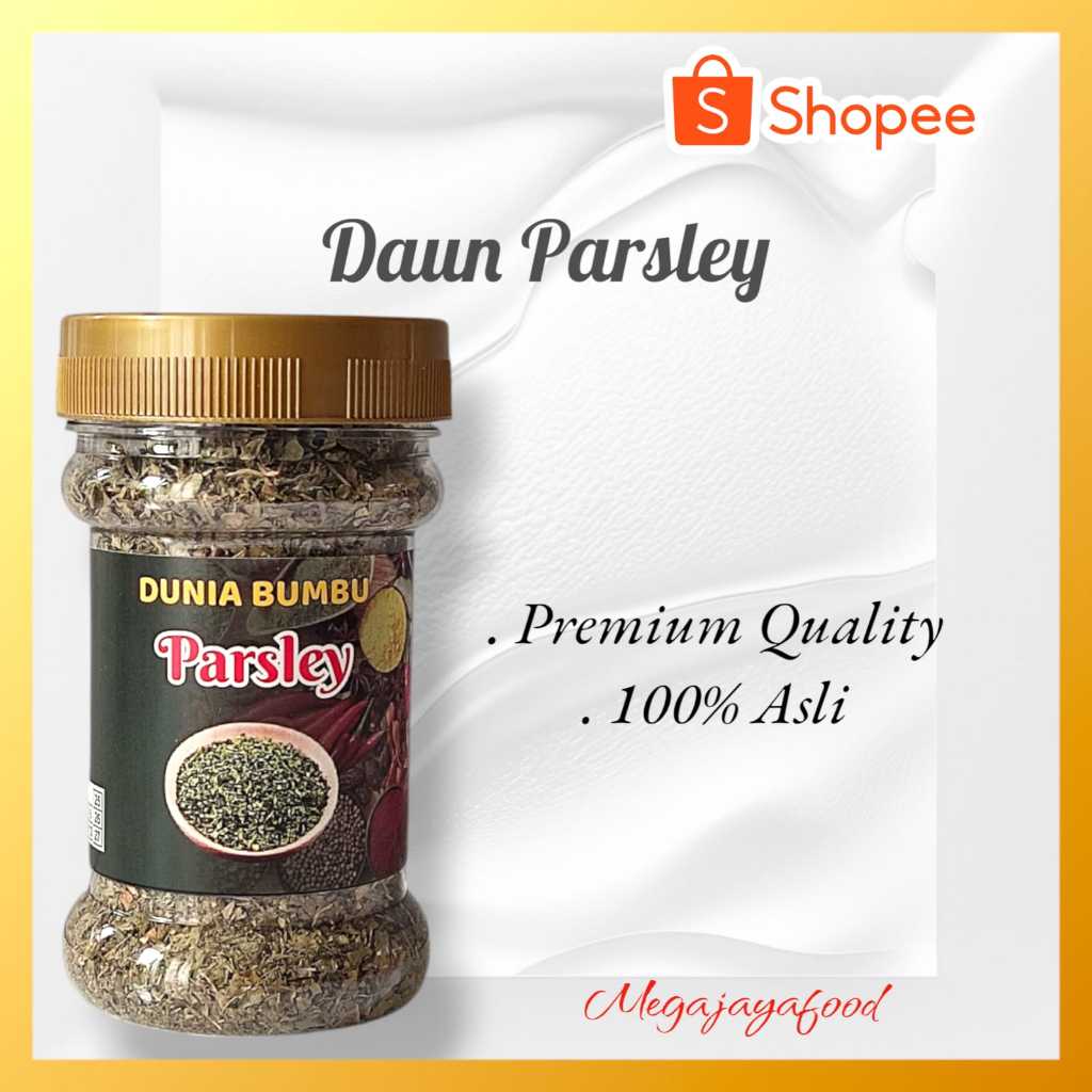 

Dried Parsley Flakes / Daun Parsley kering Bumbu Dapur Bumbu Rempah