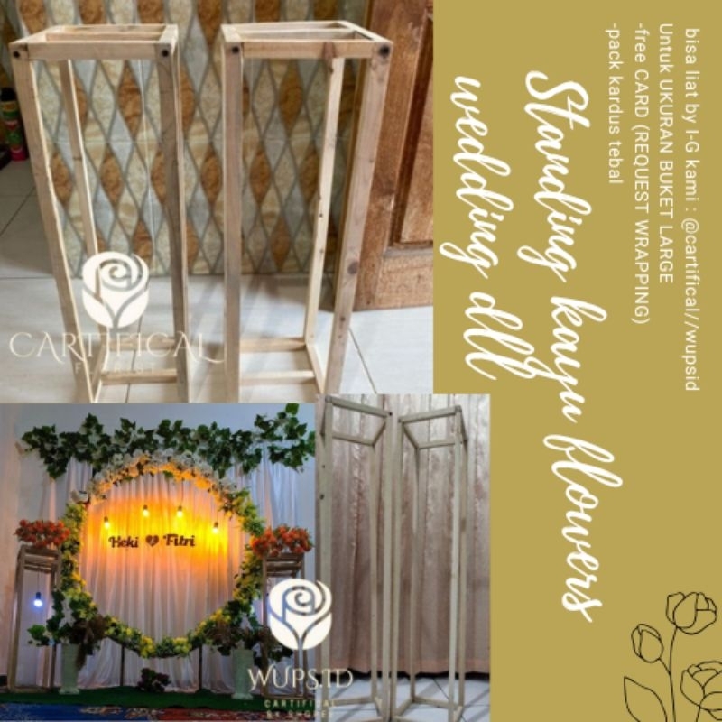 STANDING KAYU FLOWER