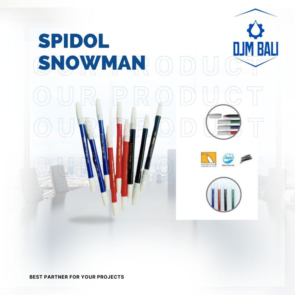 

Spidol Snowman kecil permanent
