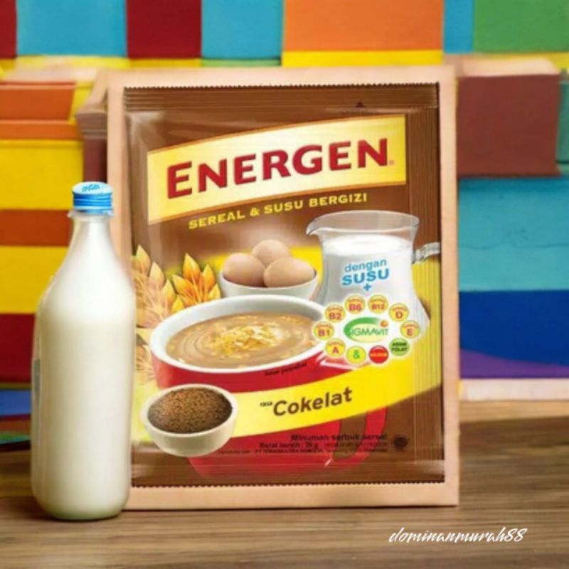

ENERGEN SEREAL DAN SUSU / MINUMAN ENERGEN SEREAL 30 GRAM RENCENG ISI 10 PCS