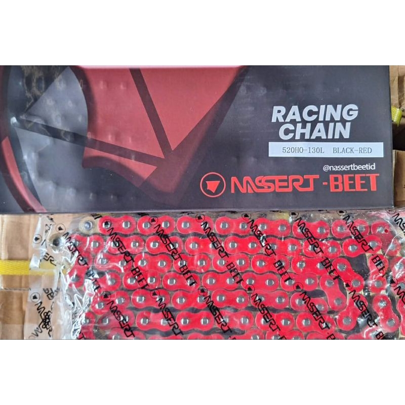 Rantai O-Ring Racing Uk 520HPO-130L Nassert Beet