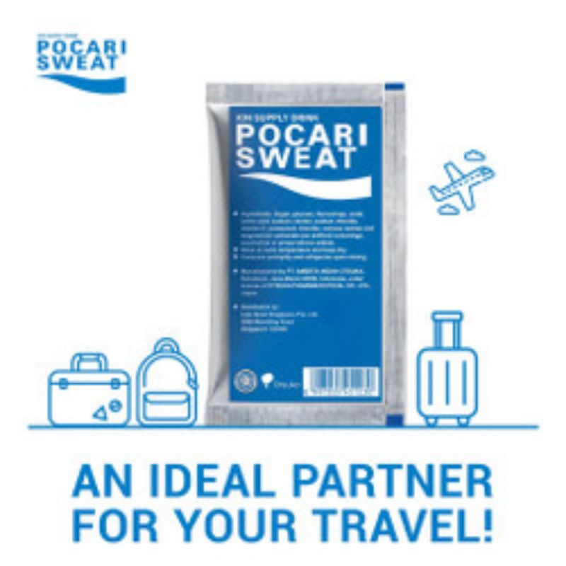 

Bekal travel / umroh pocari sweat sachet 1box isi 5 sachet