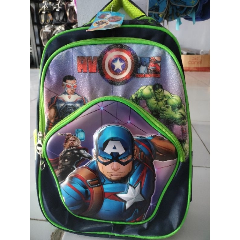 Tas sekolah TK paud anak laki laki/tas sekolah TK paud gambar anak cowok/tas sekolah TK paud cowok g